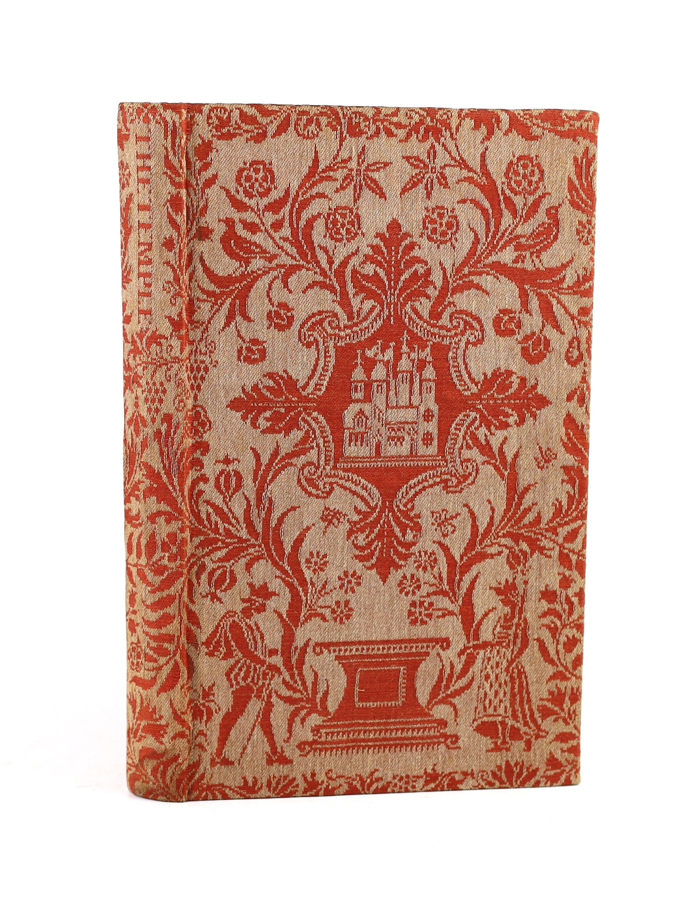 Herbert, George - The Temple; Sacred Poems and Private Ejaculations, one of 1500, 8vo, red brocade covered boards, Nonesuch Press, London, 1927